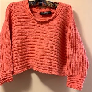 David Brett vintage knit crop sweater. XL
